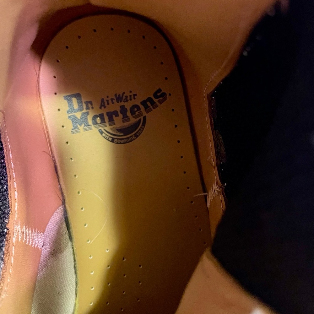 Dr. Martens Women's White and Black Ankle Boots - Picture 3 of 6